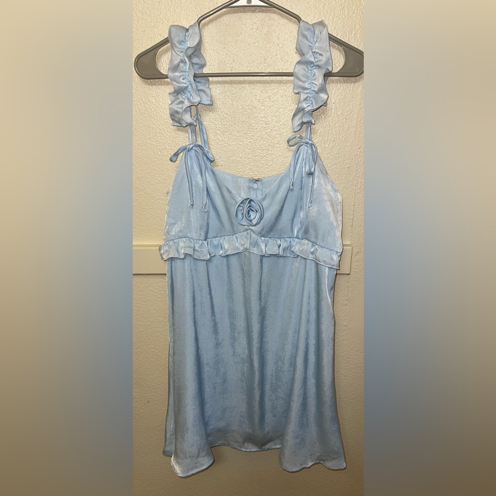 Elegant Blue Nightgown